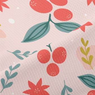 Cartoon Cherry Tree Piqué