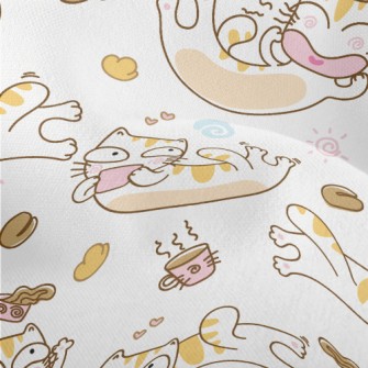 Funny Expression Cat Lightweight Performance Linen