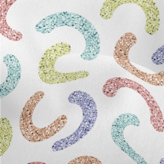 Shiny Sequins Curved Lightweight Performance Linen
