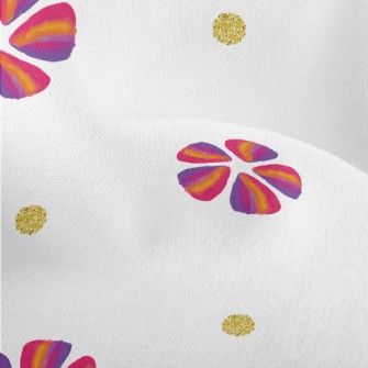Triangular Splicing Flower Sha Lightweight Performance Linen