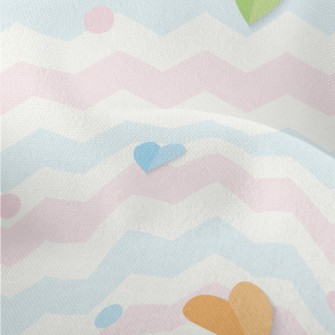 Soft Wavy Heart Lightweight Performance Linen