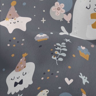 Cute Whale Holding Gift Lightweight Performance Linen