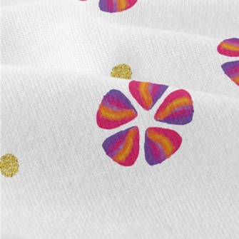 Triangular Splicing Flower Sha Modern Jersey