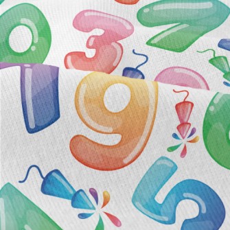 Colorful Balloon Numbers Modern Jersey
