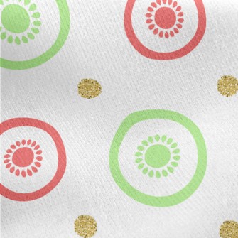Circle Sun Jersey Backed Fleece