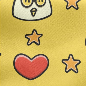 Smiling Glasses Cock Jersey Backed Fleece