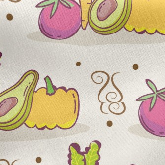 Fruit And Vegetable Arranging  Jersey Backed Fleece