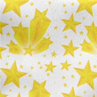 3D Flying Stars Jersey Backed Fleece