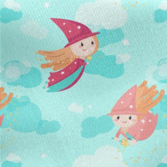 Beautiful Little Fairy Jersey Backed Fleece