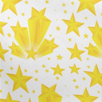 3D Flying Stars Pongee
