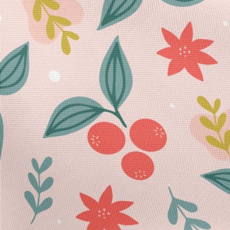 Cartoon Cherry Tree Pongee