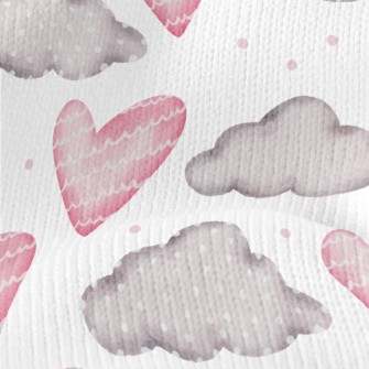 Wave Love Dot Cloud Stretch Jersey