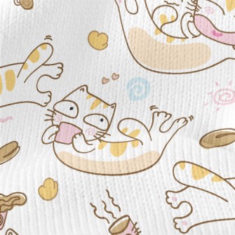Funny Expression Cat Stretch Jersey