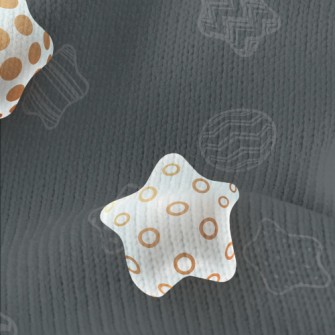 3D Golden Stars Stretch Jersey