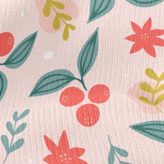 Cartoon Cherry Tree Stretch Jersey