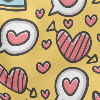 Dialog Heart Lightweight Cotton Poplin