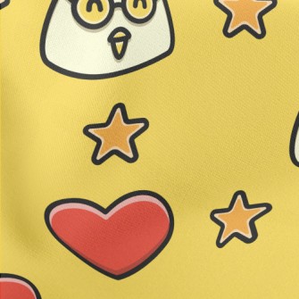 Smiling Glasses Cock Lightweight Cotton Poplin