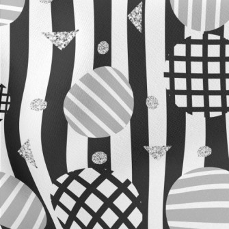 Simple Geometric Figure Lightweight Cotton Poplin