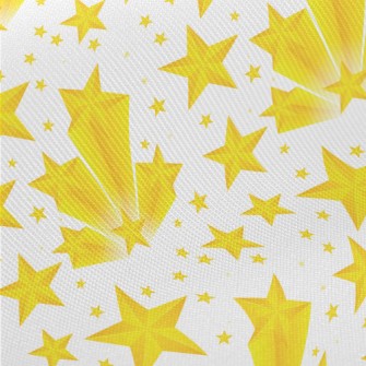 3D Flying Stars Midweight Cotton Poplin