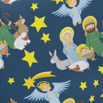 Nativity Day Midweight Cotton Poplin