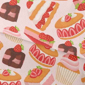 Strawberry Desserts Waterproof Oxford