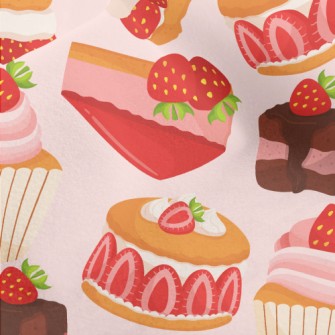 Strawberry Desserts Micro Fleece