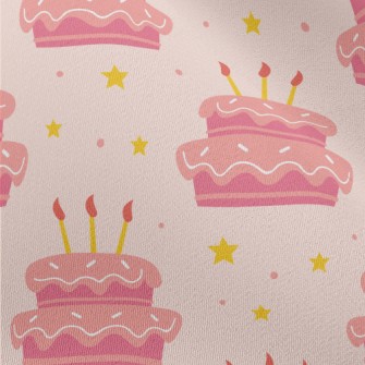 Pink Fantasy Birthday Cake Wit Chiffon