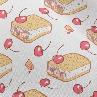Cherry Cream Sandwich Cookies Chiffon