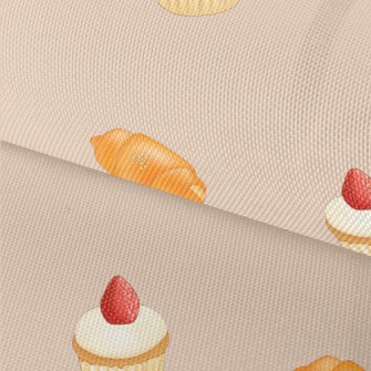 Fresh Bread And Strawberry Cup Waterproof Oxford