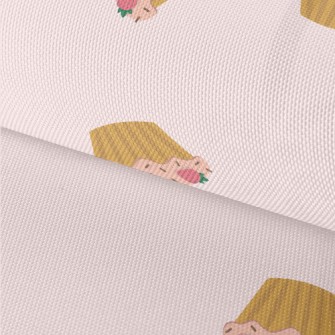 Cute Strawberry Pink Cream Cak Waterproof Oxford