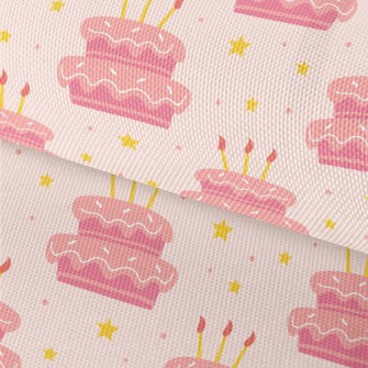 Pink Fantasy Birthday Cake Wit Waterproof Oxford