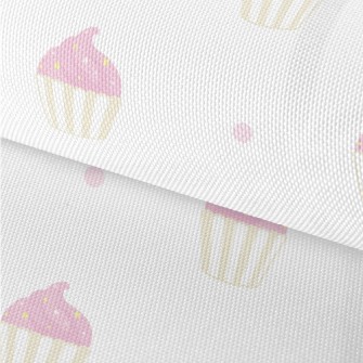 Pink Butter Cake With Star Sug Waterproof Oxford