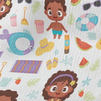 Summer Items With Black Man An Terry