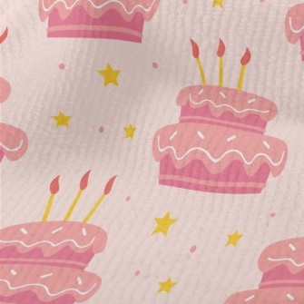 Pink Fantasy Birthday Cake Wit Terry