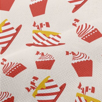 Canadian Flag Dessert Performance Linen
