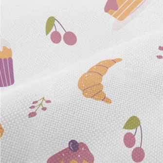 Berry Cake Cherry And Bread Performance Linen