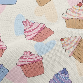 Dreamy Cupcakes Of Various Fla Performance Linen