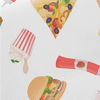 American Fast Food And Dessert Twill