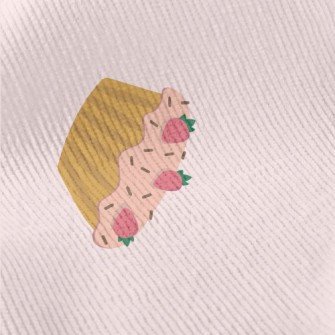Cute Strawberry Pink Cream Cak Standard Corduroy