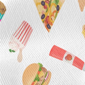 American Fast Food And Dessert Standard Corduroy