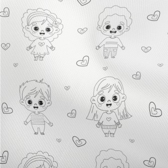 Simple Lines Girl And Boy Dobby