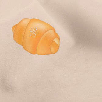 Fresh Bread And Strawberry Cup Micro Fleece