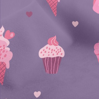 Various Desserts From The Love Micro Fleece