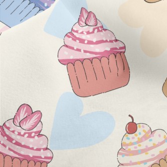 Dreamy Cupcakes Of Various Fla Micro Fleece