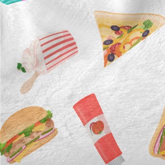 American Fast Food And Dessert Minky