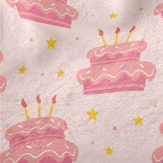 Pink Fantasy Birthday Cake Wit Minky