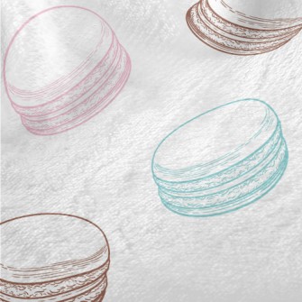 Color Line Macarons Minky