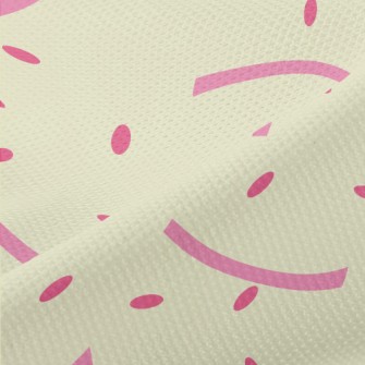 Pink Lines And Rice Grains Pat Piqué