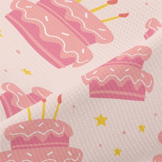 Pink Fantasy Birthday Cake Wit Piqué