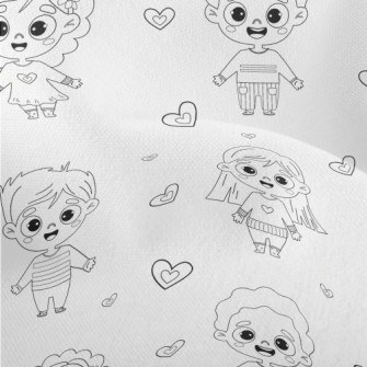 Simple Lines Girl And Boy Lightweight Performance Linen